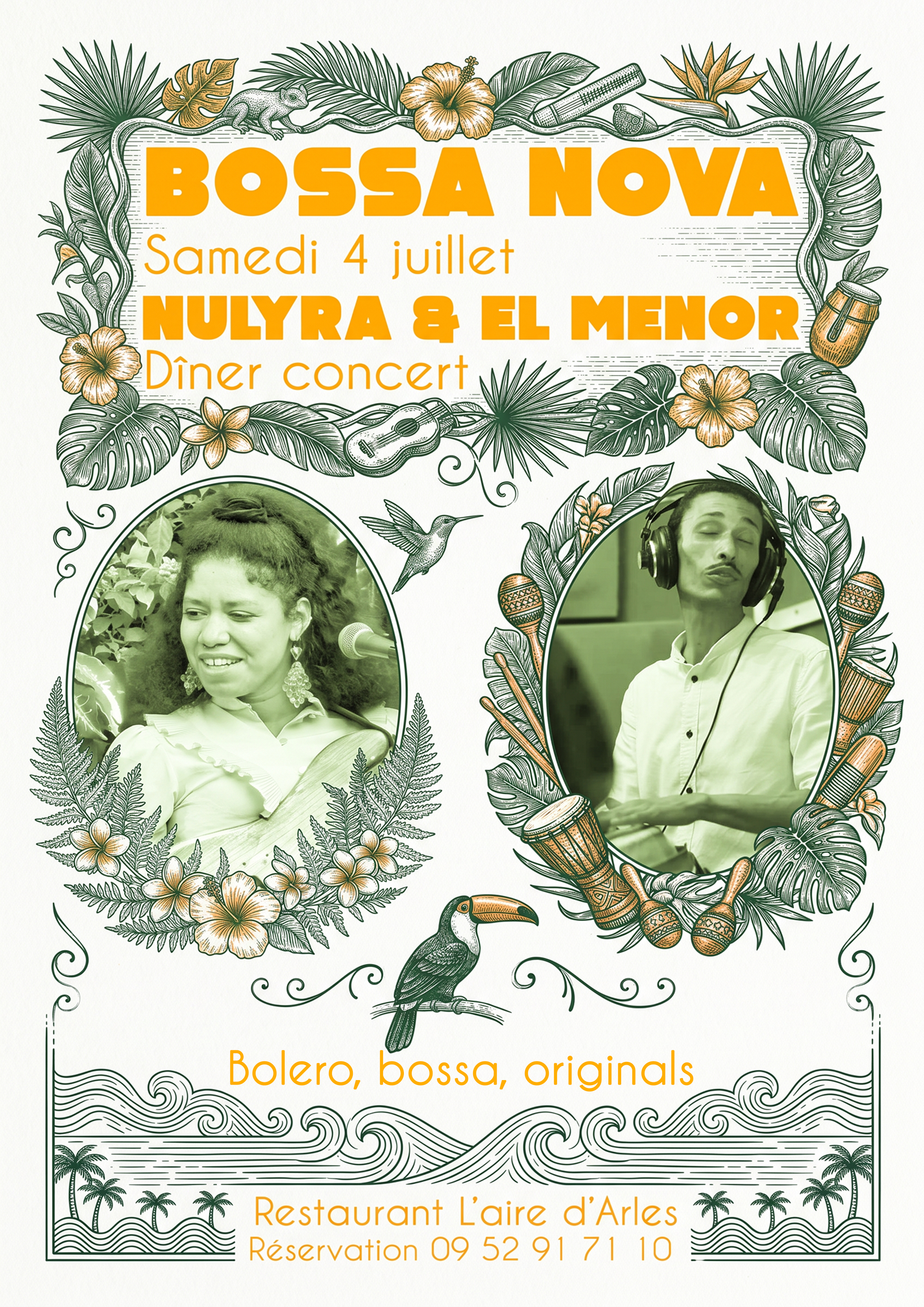 Dîner-Concert Nulyra & El Menor de Cuba